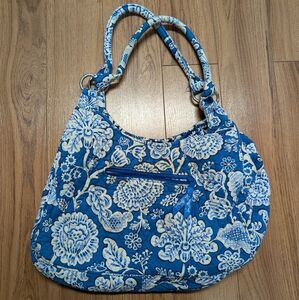 Vera Bradley Blue Lagoon Print Handbag